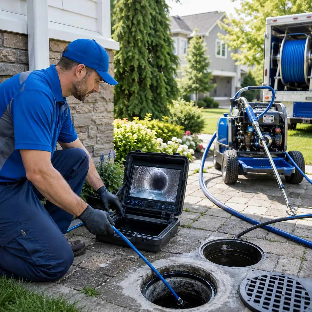 Outdoor drain cleaning professionals serving Lindenhurst, IL